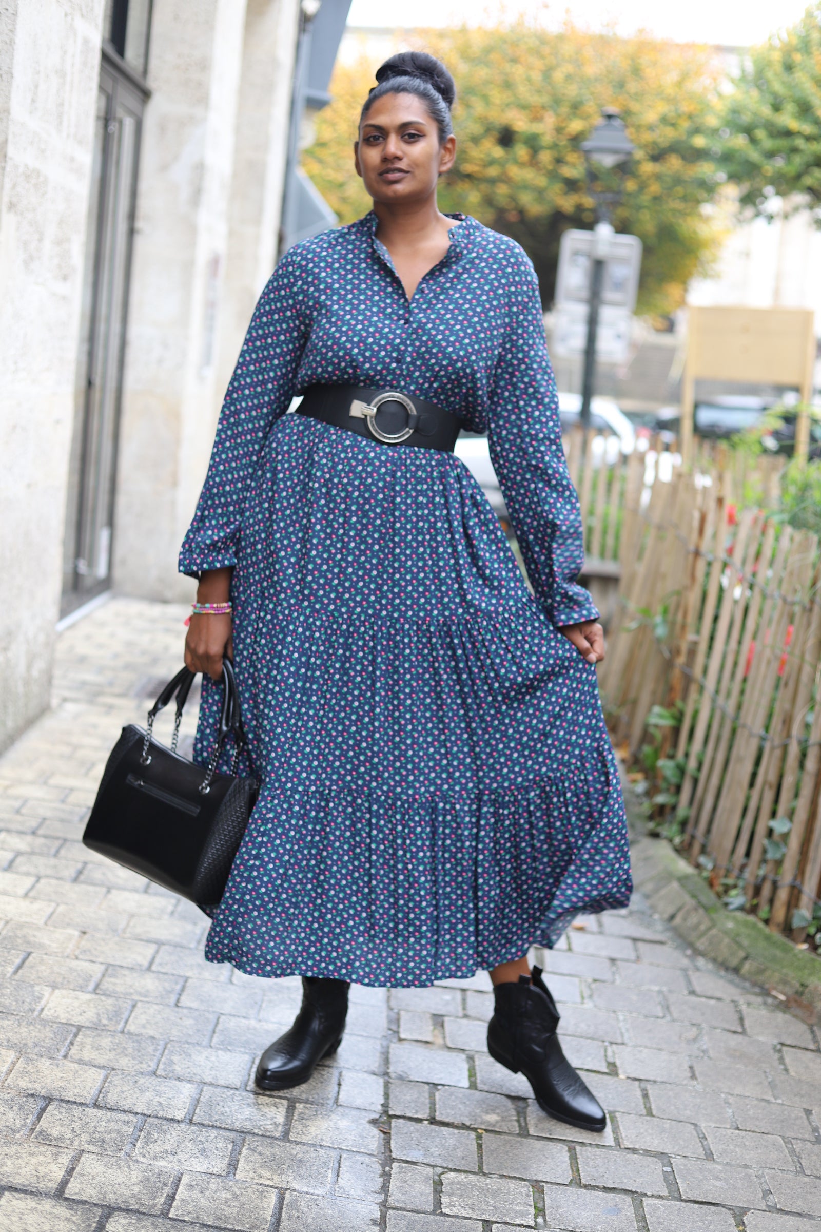 Ceinture Élastique Noire à Boucle Argentée – Simili Cuir-beautifulshop