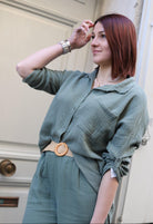 Chemisier en Gaze de Coton - beautifulshop - boutique de vêtements femmes 