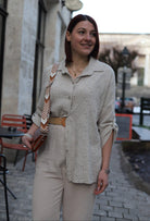 Chemisier en Gaze de Coton avec Broderie - beautifulshop - boutique femme sur Angoulême 