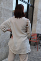 Chemisier en Gaze de Coton avec Broderie - beautifulshop - boutique femme sur Angoulême 