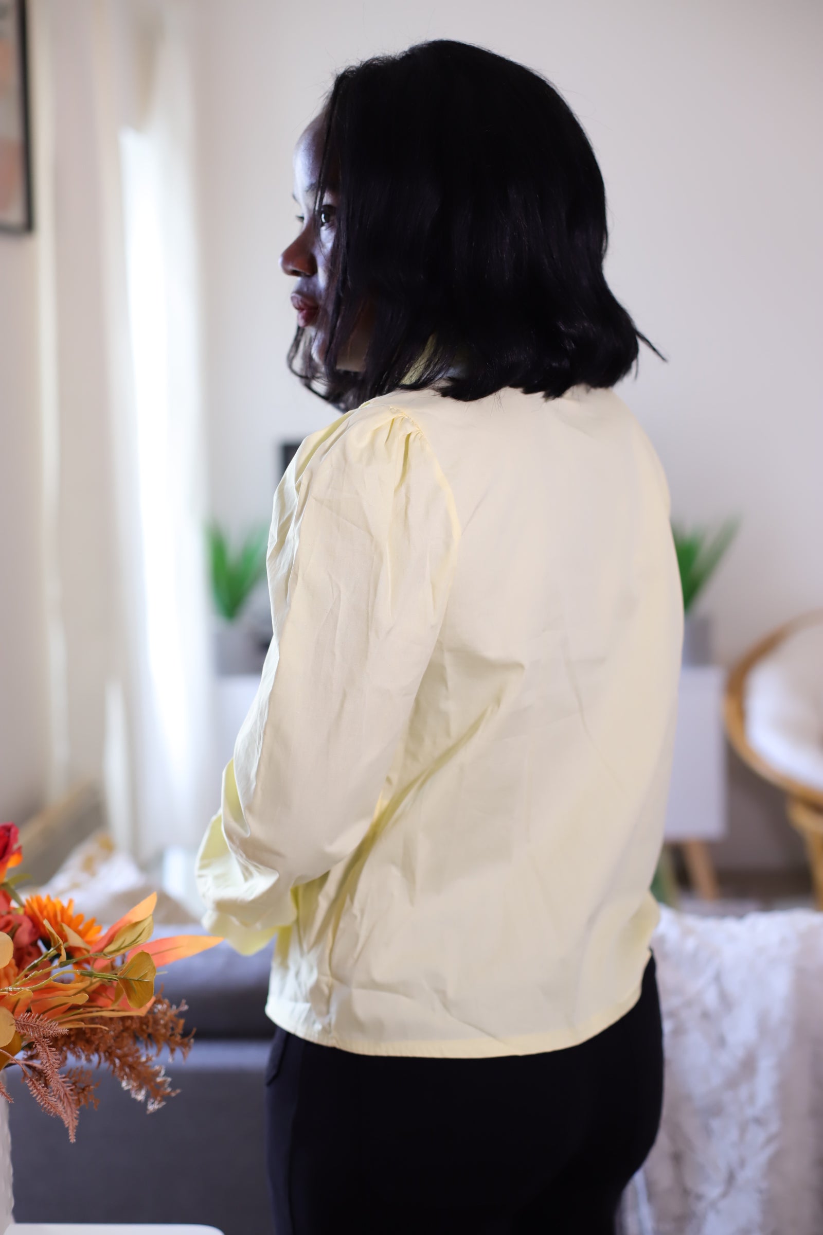 Chemisier_jaune_Volants