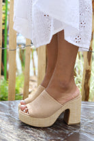 Sandales à talons compensés- beautifulshop 
