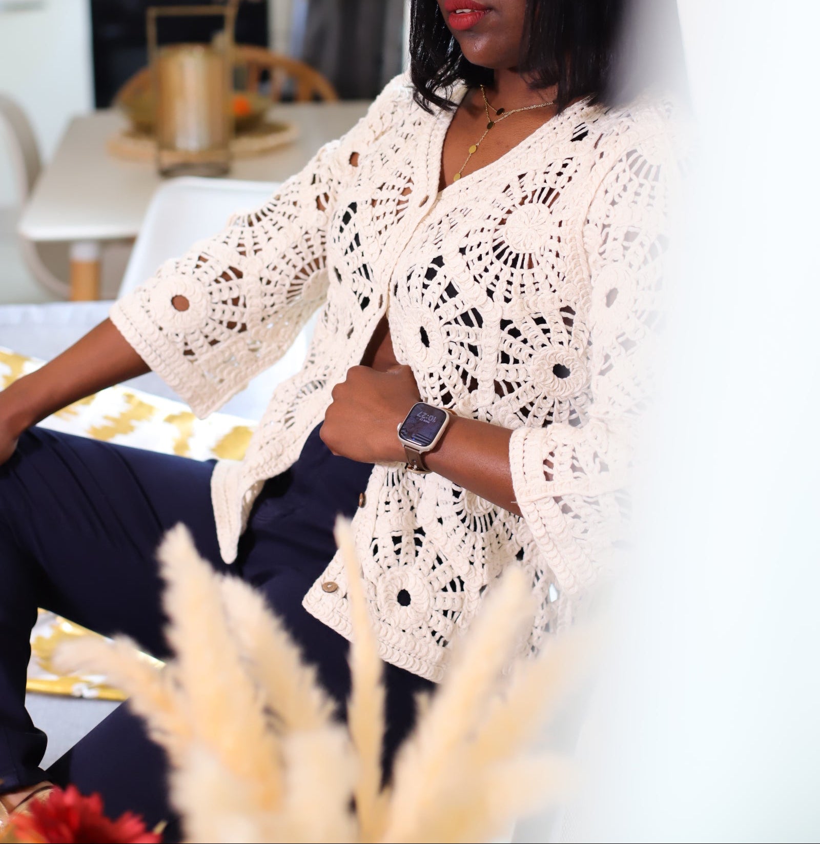 Gilet Crochet  –  Charme Estival