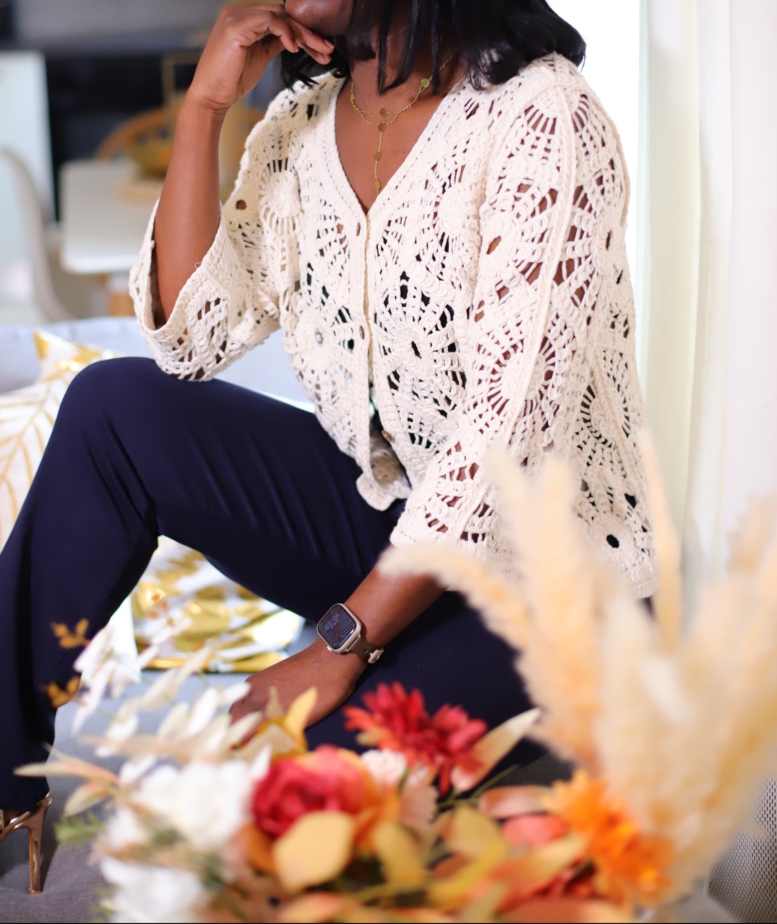 Gilet Crochet  –  Charme Estival