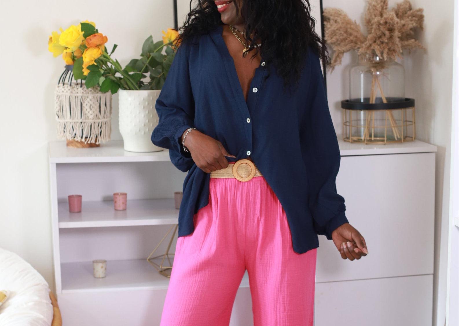 Chemise Fluide Femme en Crêpe - beautifulshop 