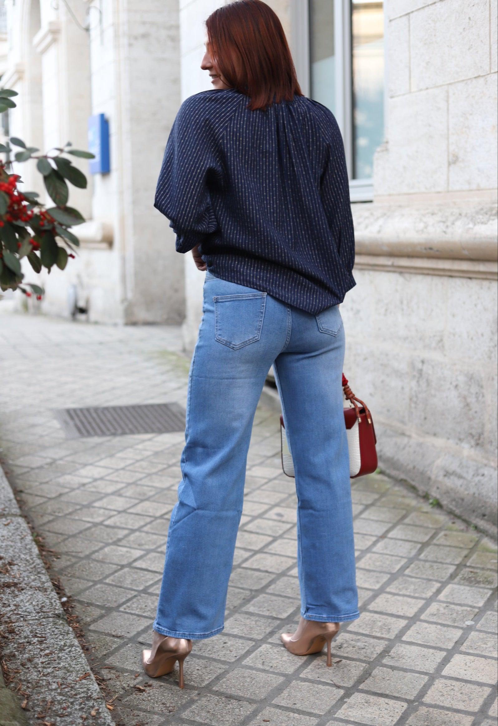 Jean Baggy Taille Haute – L’Incontournable Vintage - beautifulshop