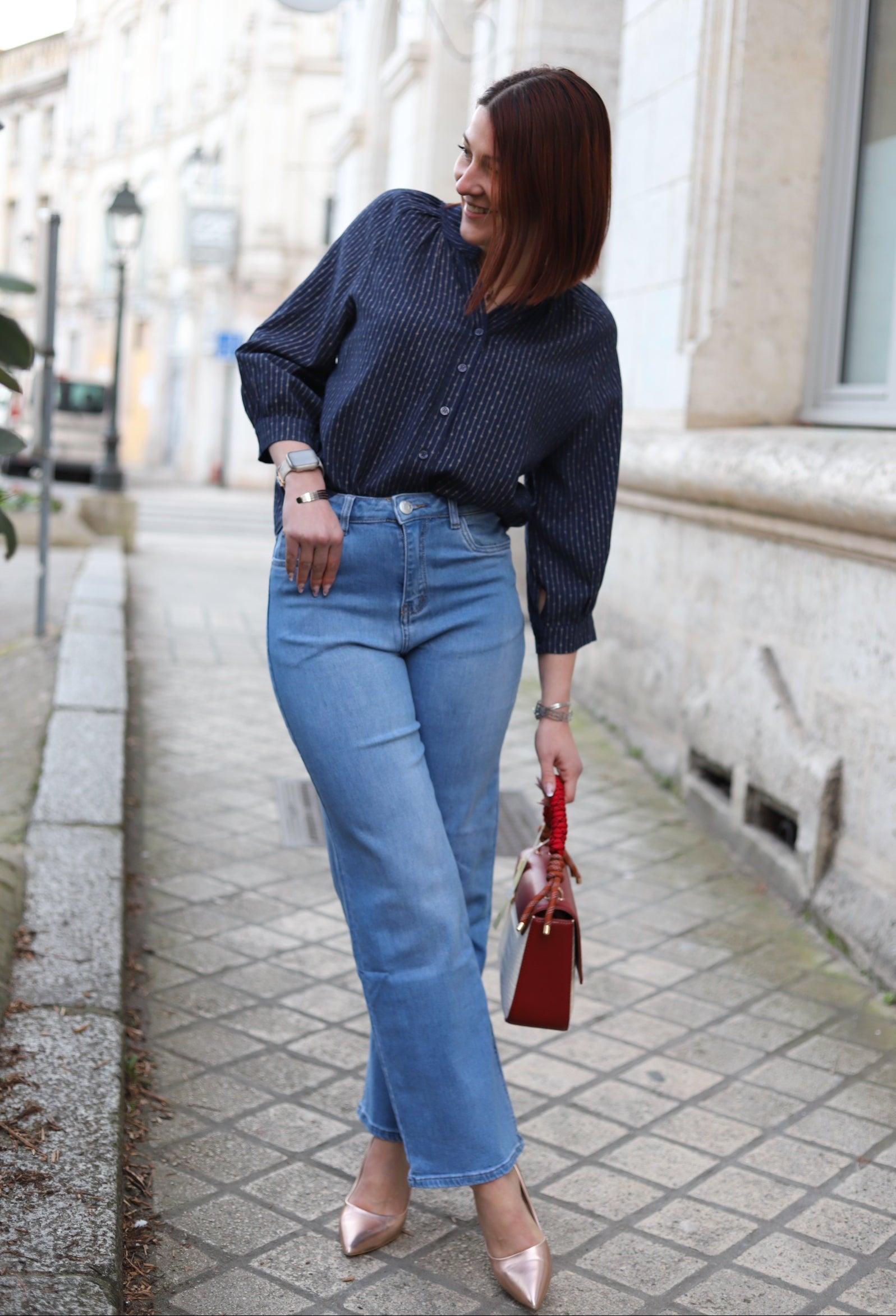 Jean Baggy Taille Haute – L’Incontournable Vintage - beautifulshop