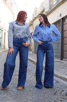Jean Ultra Wide Leg – Taille Haute & Coupe Palazzo