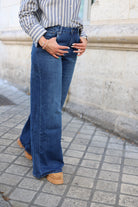 Jean Ultra Wide Leg – Taille Haute & Coupe Palazzo