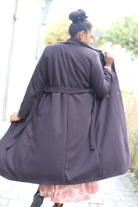 Manteau long ceinturé femme chocolat – Élégant & tendance | Beautiful Shop