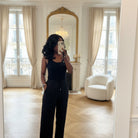 Pantalon Jogging Femme Élégant et Confortable – Coupe Droite & Taille Cordon-beautifulshop