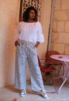 Pantalon Large à Rayures – Élégance Décontractée et Confort Absolu - beautifulshop - boutique à Angoulême 