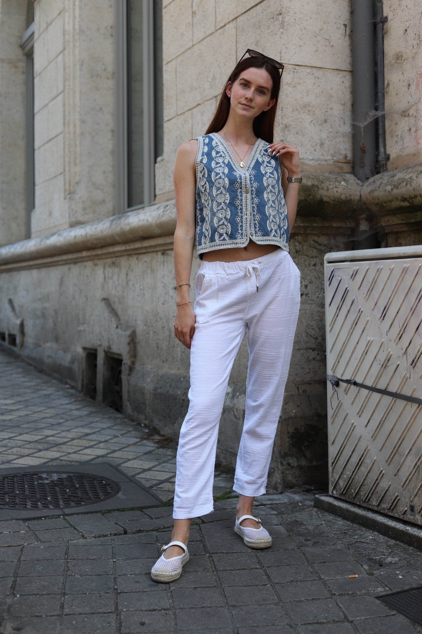 Pantalon décontracté en coton-lin – Confort et style au naturel-beautifulshop 