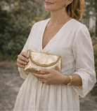 Petit Sac à Bandoulière Irisé avec Chaîne-beautifulshop