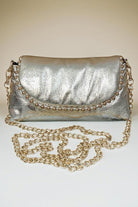 Petit Sac à Bandoulière Irisé avec Chaîne-beautifulshop