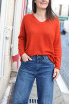 Pull Col V– Coupe Oversize-beautifulshop