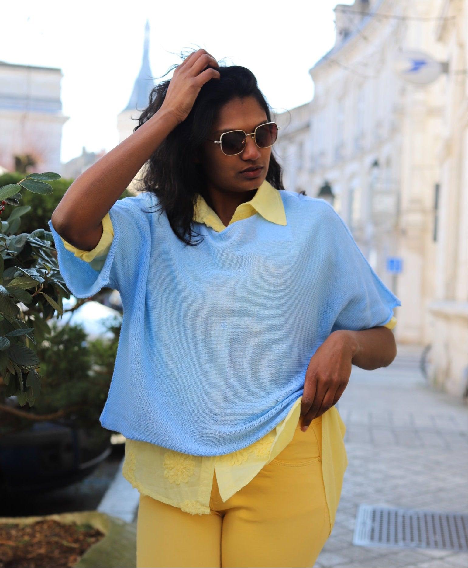 Pull Femme en Maille Fine – beautifulshop- boutique Angoulême 