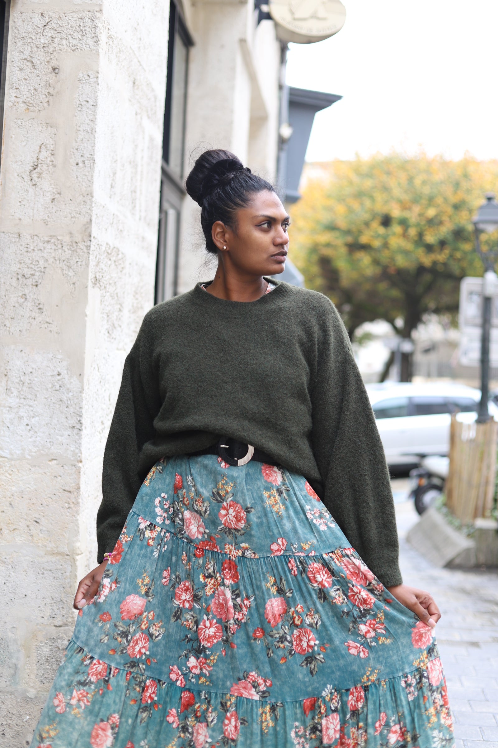 Pull Oversize kaki – Douceur & Style pour l’Hiver