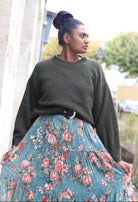 Pull Oversize kaki – Douceur & Style pour l’Hiver