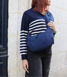 Sac à Bandoulière Bleu Marine 