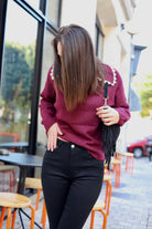 Sac à Bandoulière en Croûte de Cuir Noir avec Franges – Fabriqué en Italie-beautifulshop