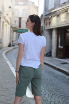 Short en coton gaufré – L’indispensable casual pour l’été-beautifulshop