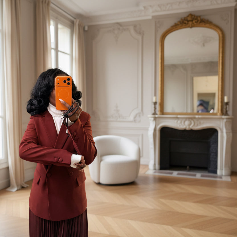 Veste Croisée Rouge Bordeaux – beautifulshop