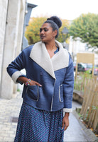 Veste aviateur femme kaki oversize – Doublure sherpa chaude | Beautiful Shop