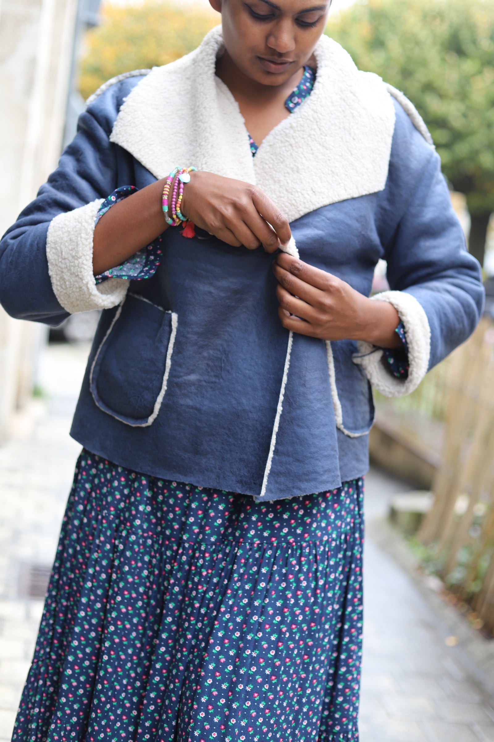 Veste aviateur femme kaki oversize – Doublure sherpa chaude | Beautiful Shop