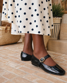  ballerines babies femme à bride et boucle dorée