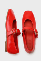 ballerines babies femme à bride et boucle dorée