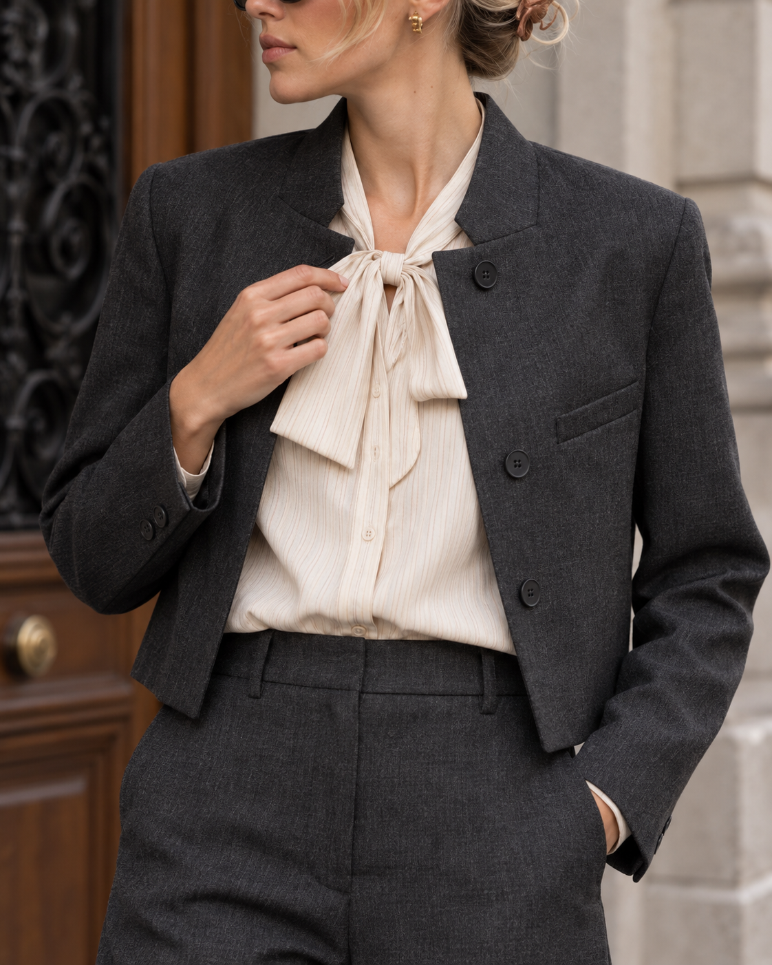 Bermuda Charlie coupe droite – noir – Beautiful Shop