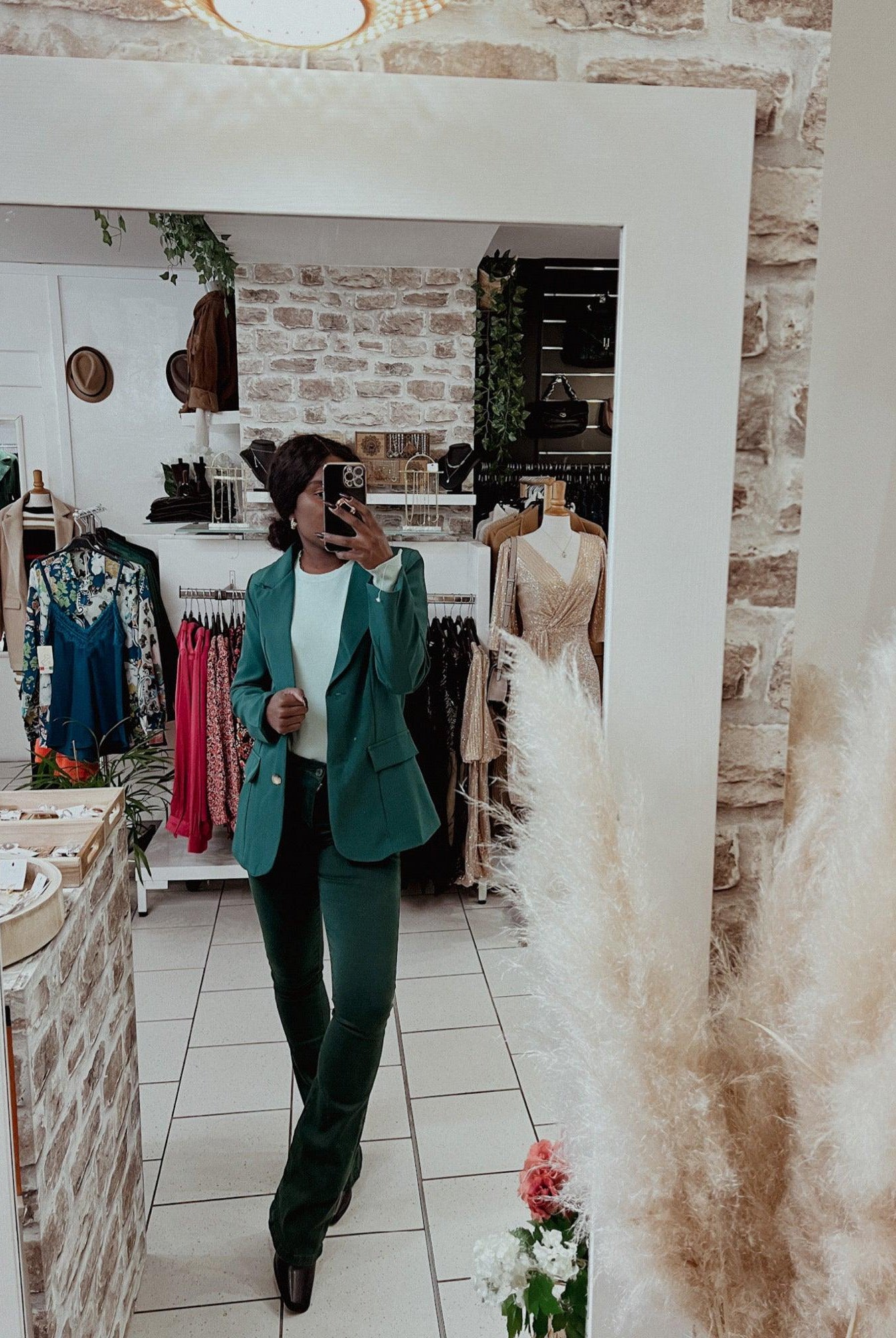 Blazer vert femme - beautiful shop - beautifulshop