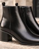 Bottines margaux à talon – noires – Beautiful Shop