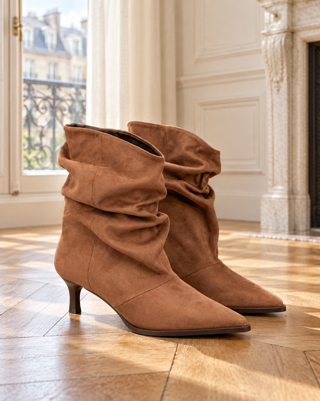 Bottines souples sienna – camel – Beautiful Shop