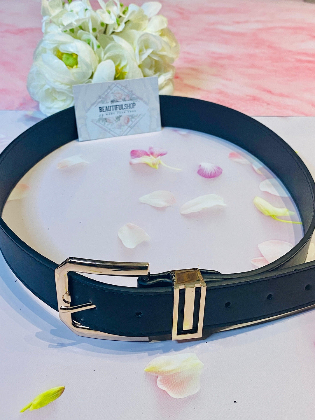 Ceinture ajustable noire femme - beautiful shop - beautifulshop