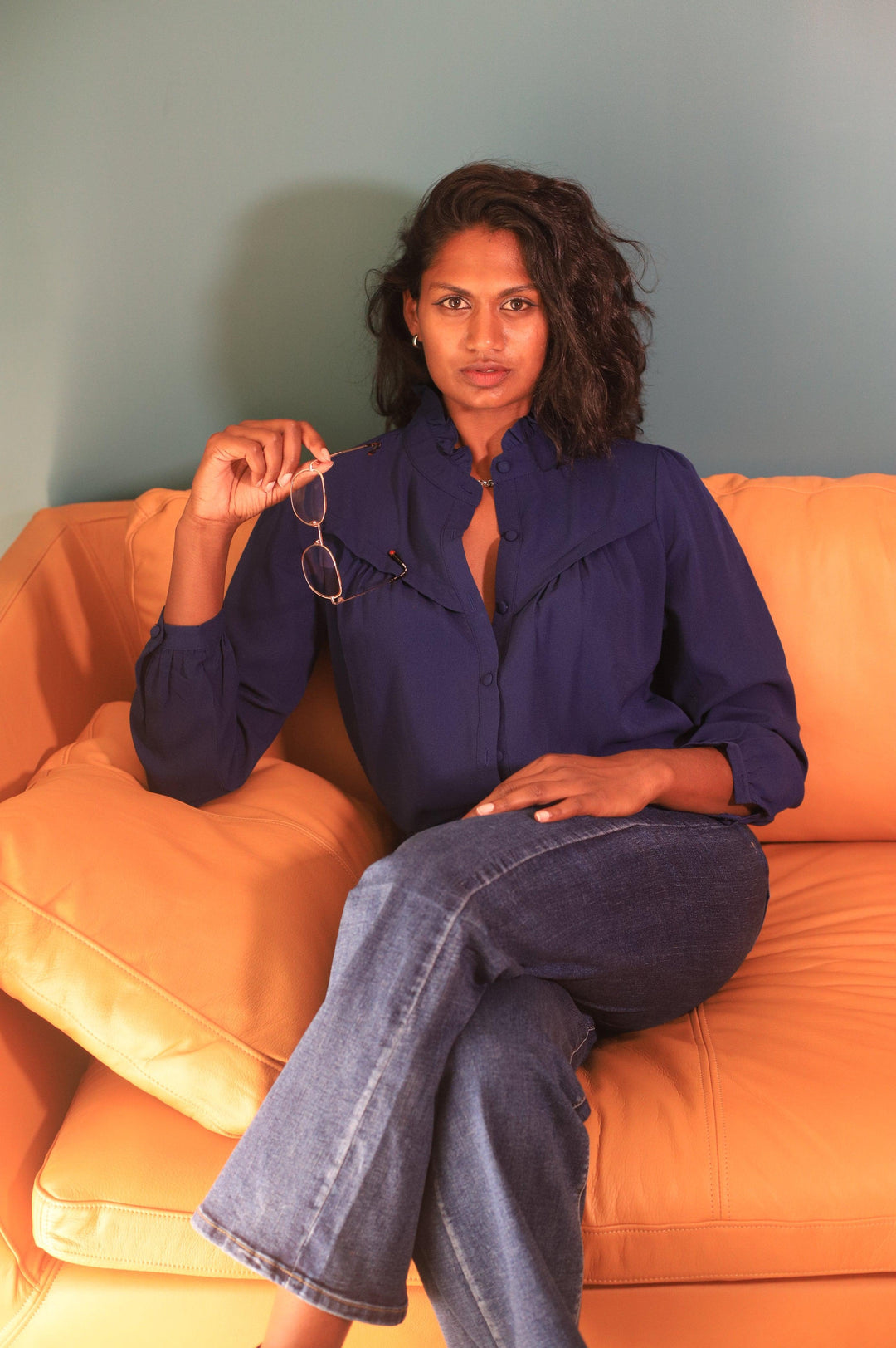 Chemise Bleu Marine - beautifulshop