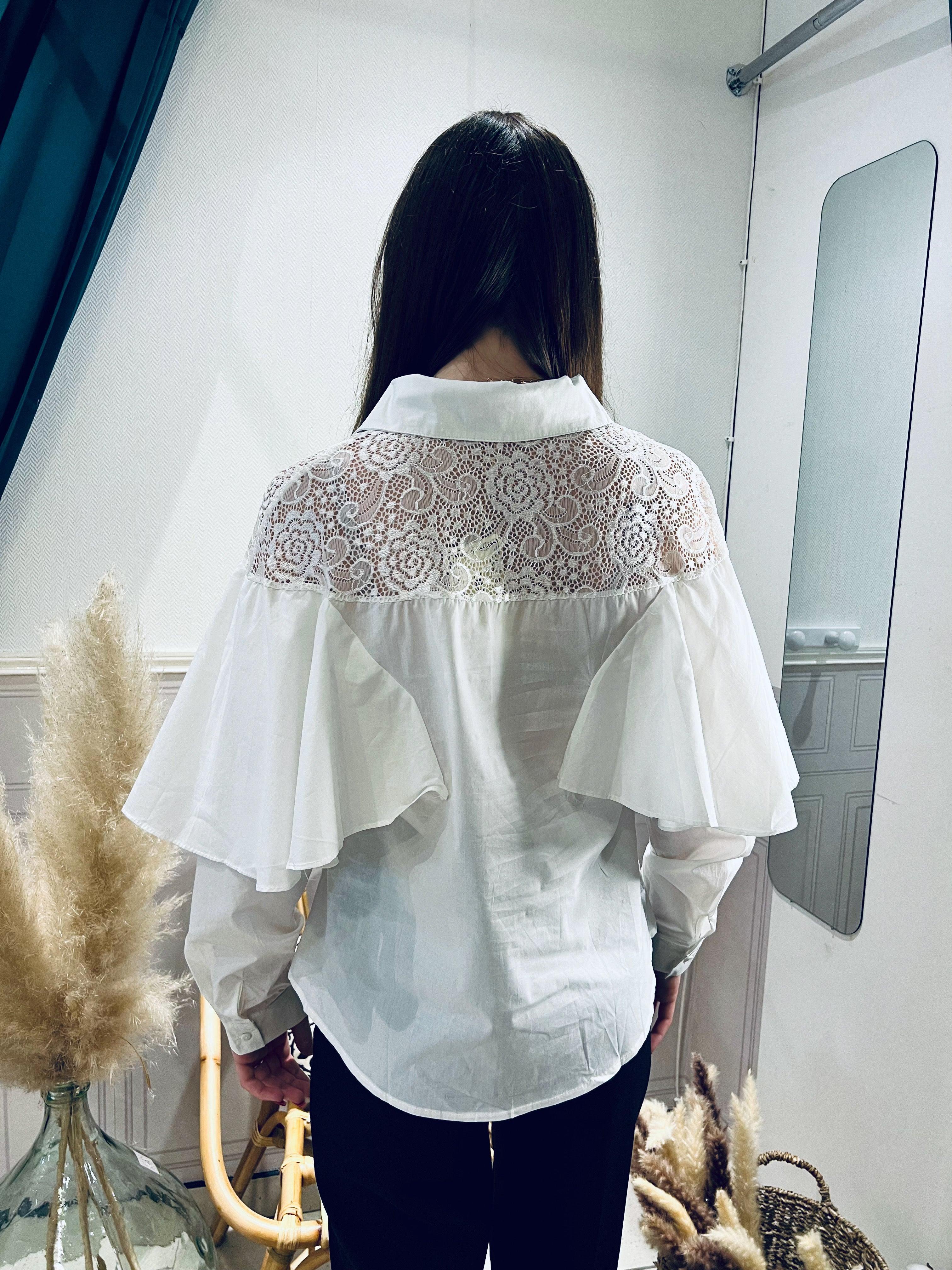 Chemise fluide blanche - beautifulshop