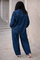 Chemise Seth en denim brut à poches – Beautiful Shop