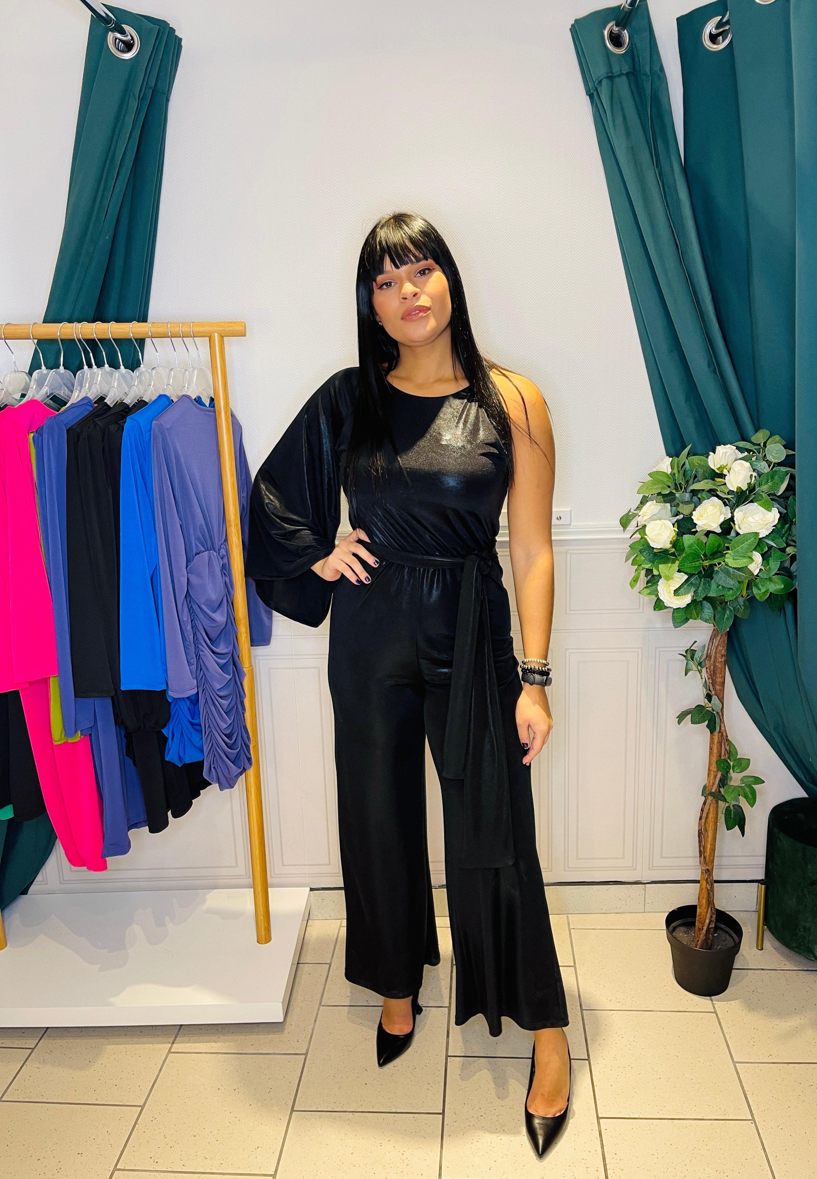 Combinaison Lurex Avec Noeud - beautifulshop