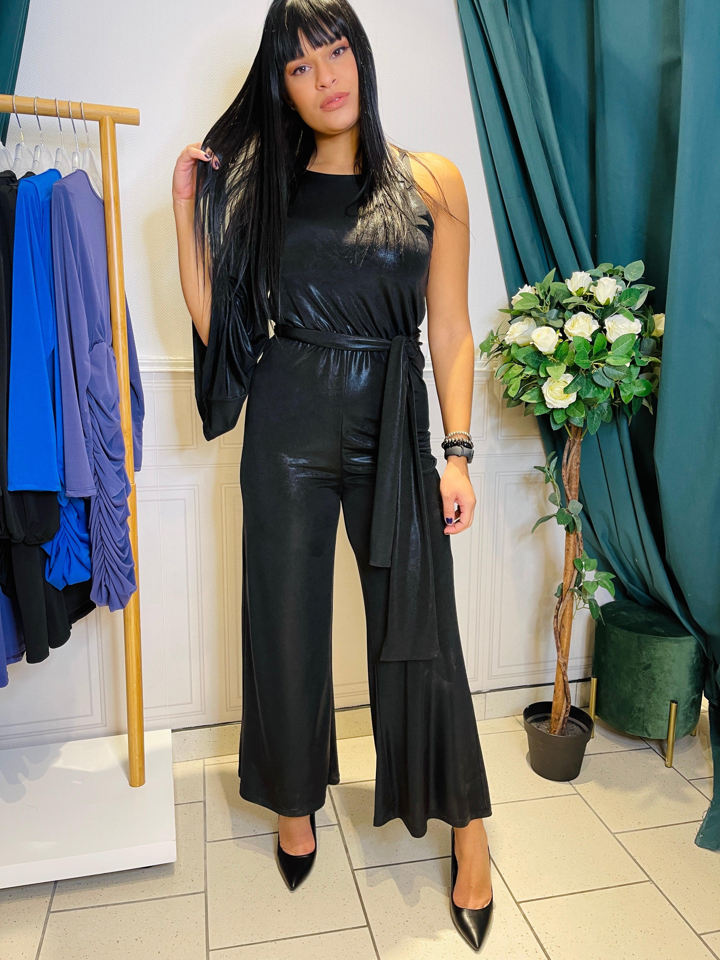 Combinaison Lurex Avec Noeud - beautifulshop