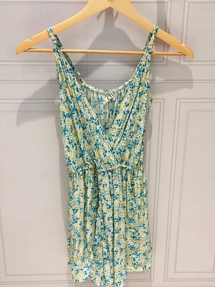 Combishort imprimé à bretelle - beautifulshop