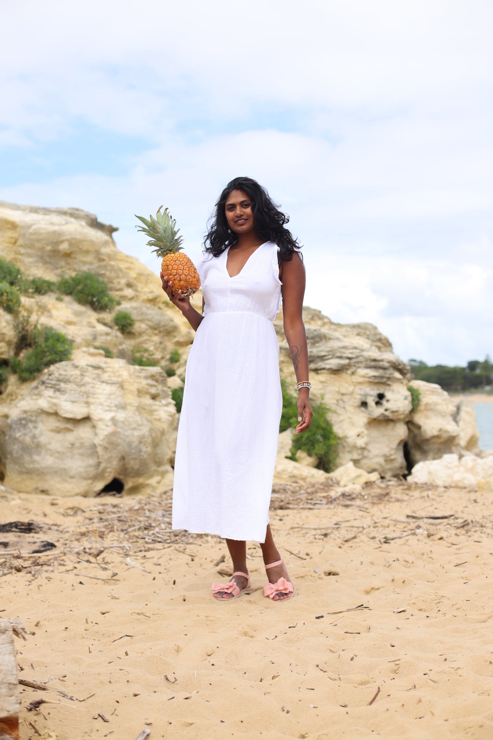     fluide, robe longue bohème, robe ample femme, robe sans manches 