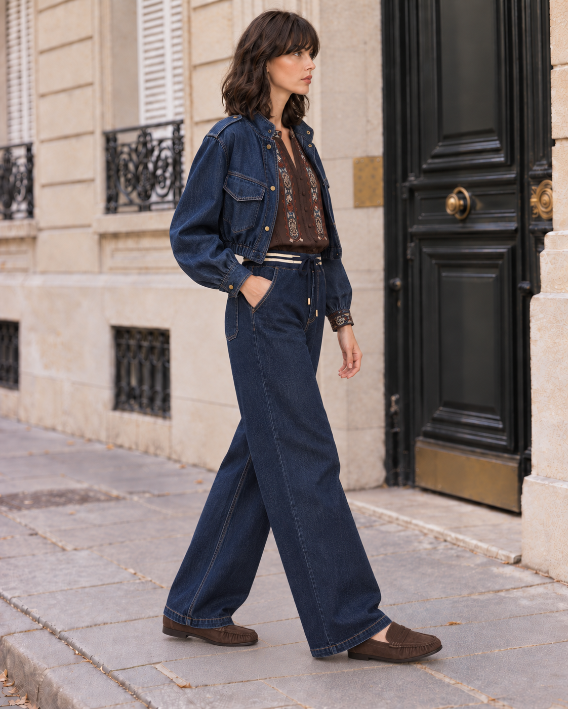 Jean confort Romy – bleu foncé – Beautiful Shop