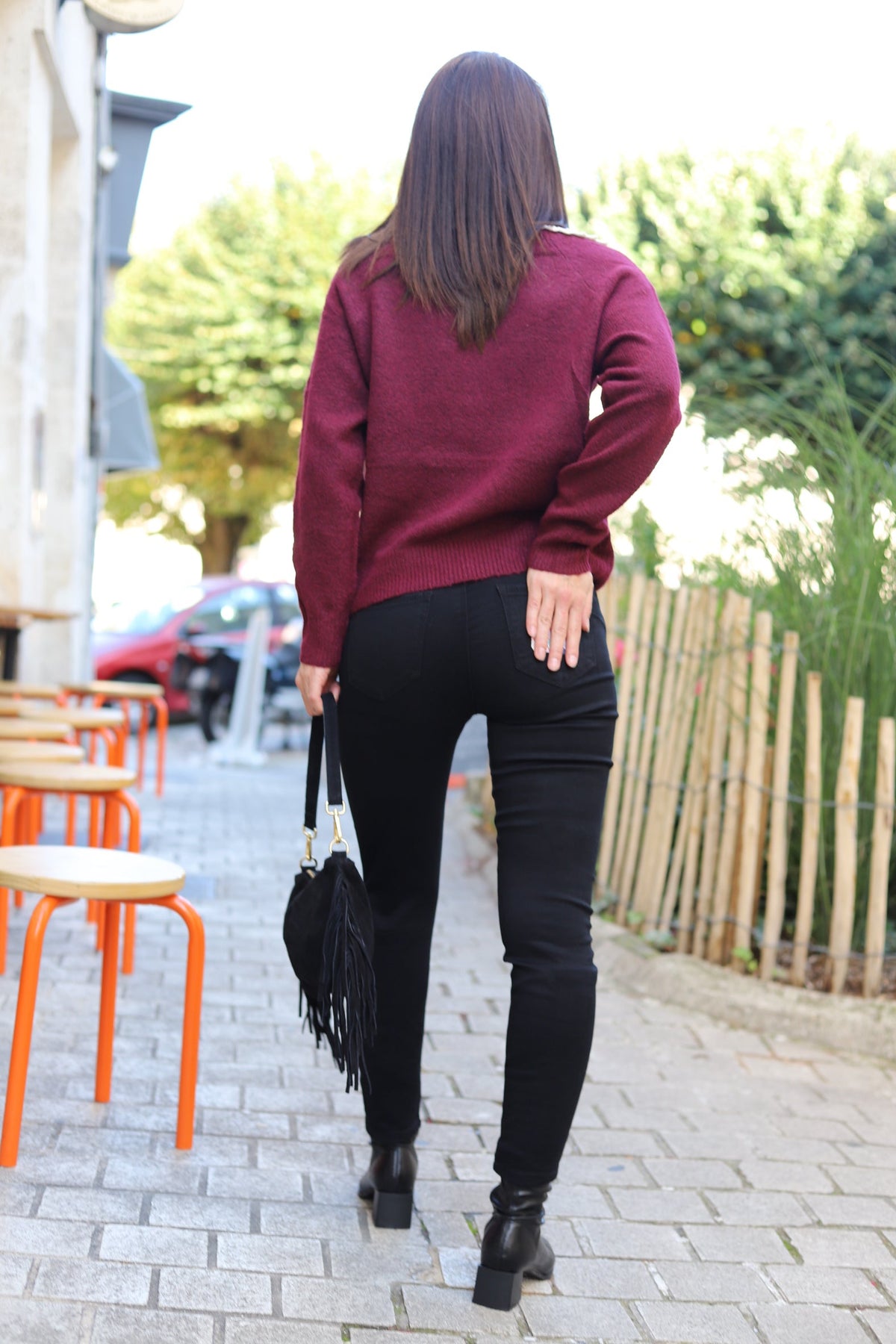 Jean slim noir extensible – Beautiful Shop