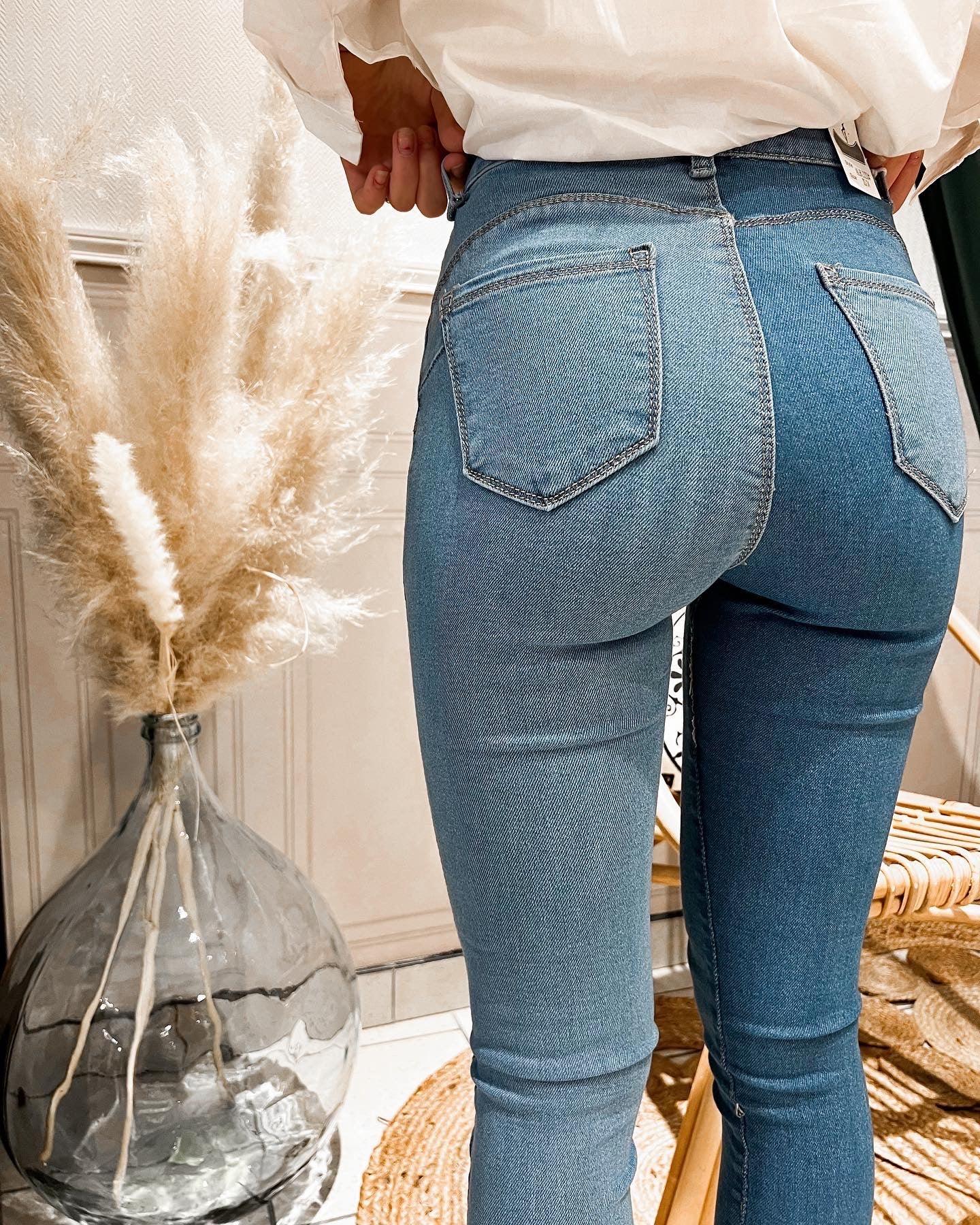 Jeans bicolore - beautifulshop
