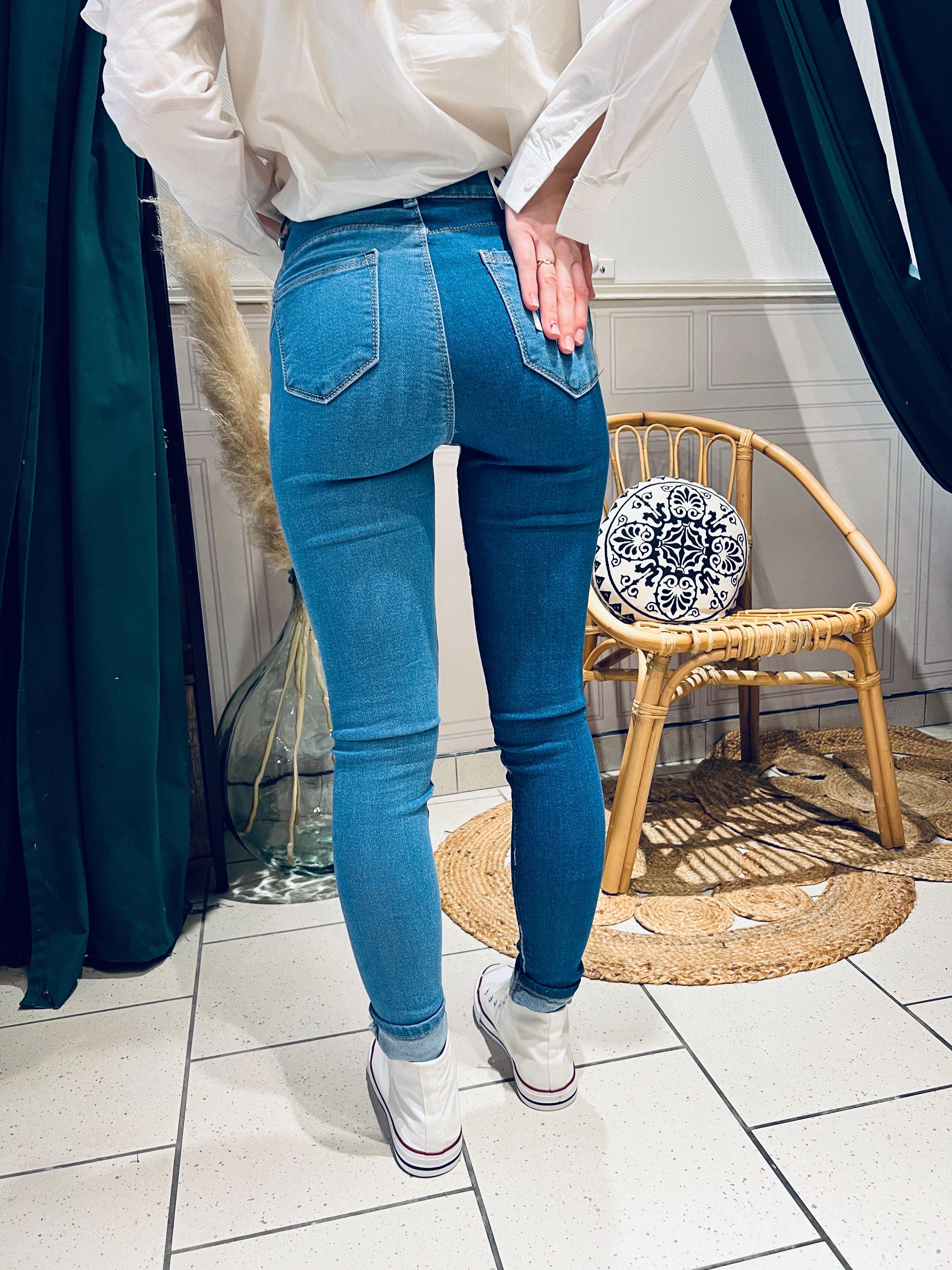 Jeans bicolore - beautifulshop