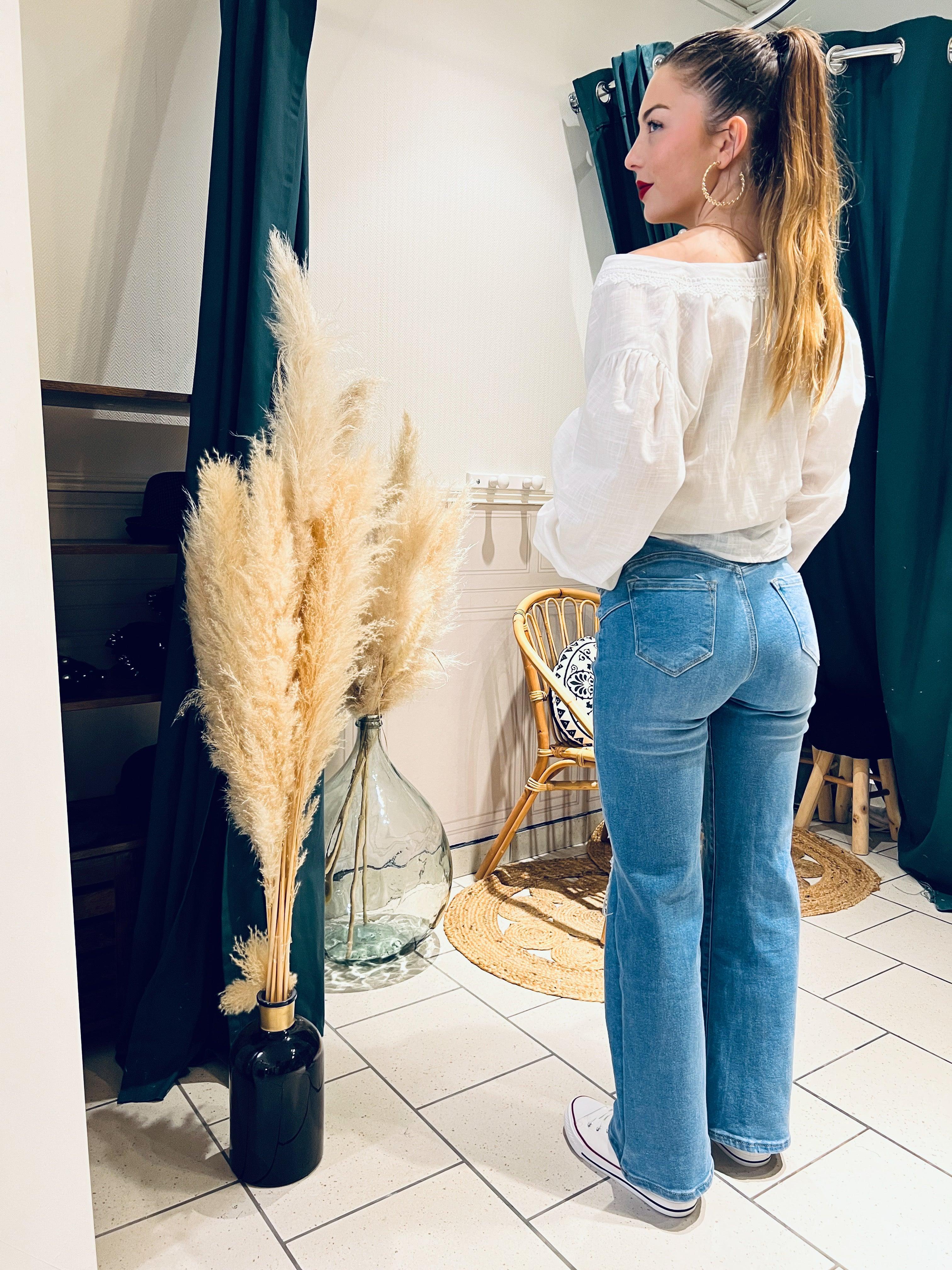 Jeans destroy bleu anaiss - beautifulshop