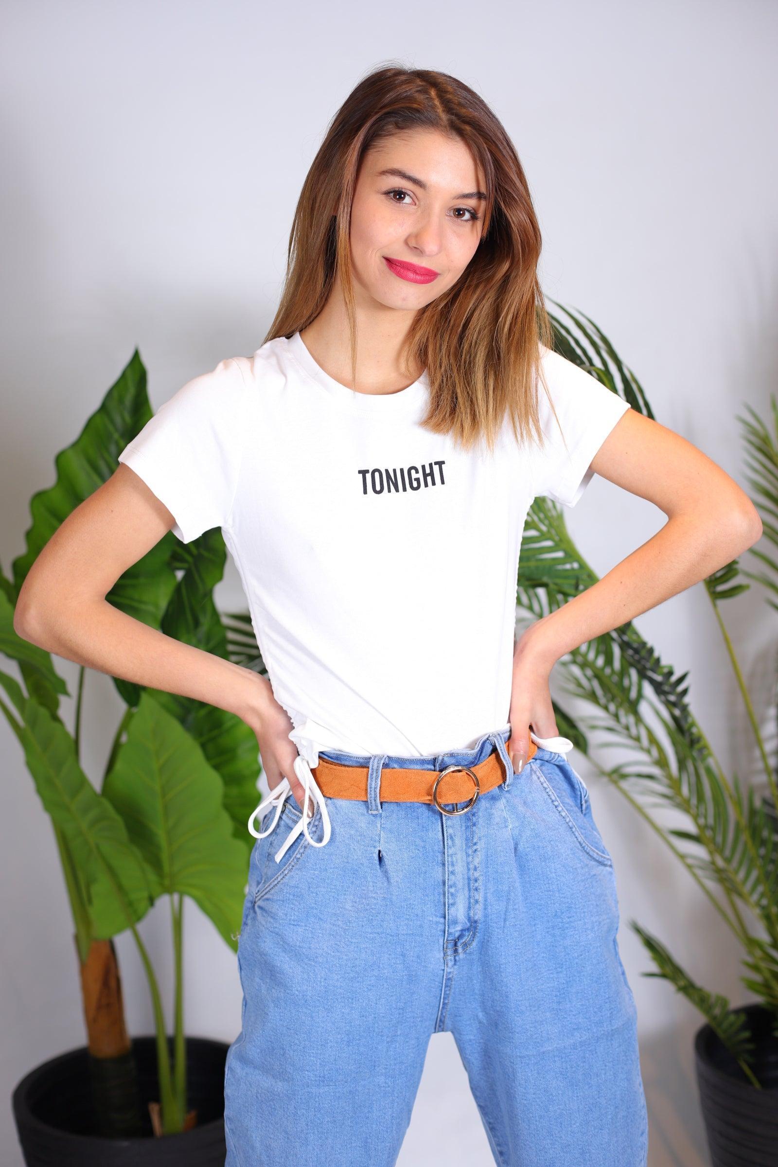 Jeans mom fit bleu - beautifulshop