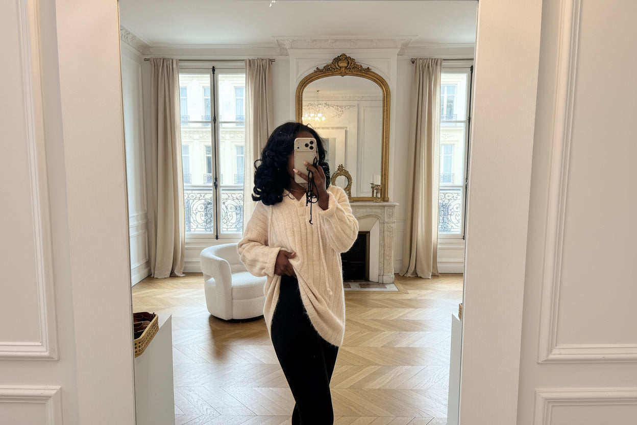 Legging noir doublé à taille haute – Beautiful Shop